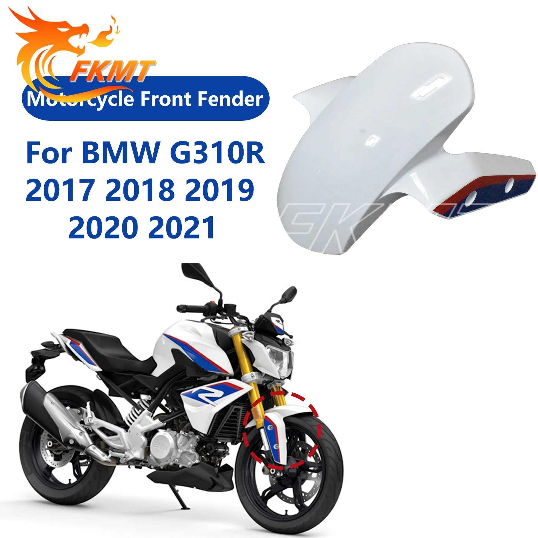 

Motorcycle Inner Fender Mud Splash Guard Mid Mudguard Rear Hugger Protection Fits For BMW G310 R G310R 2017 2018 2019 2020 2021