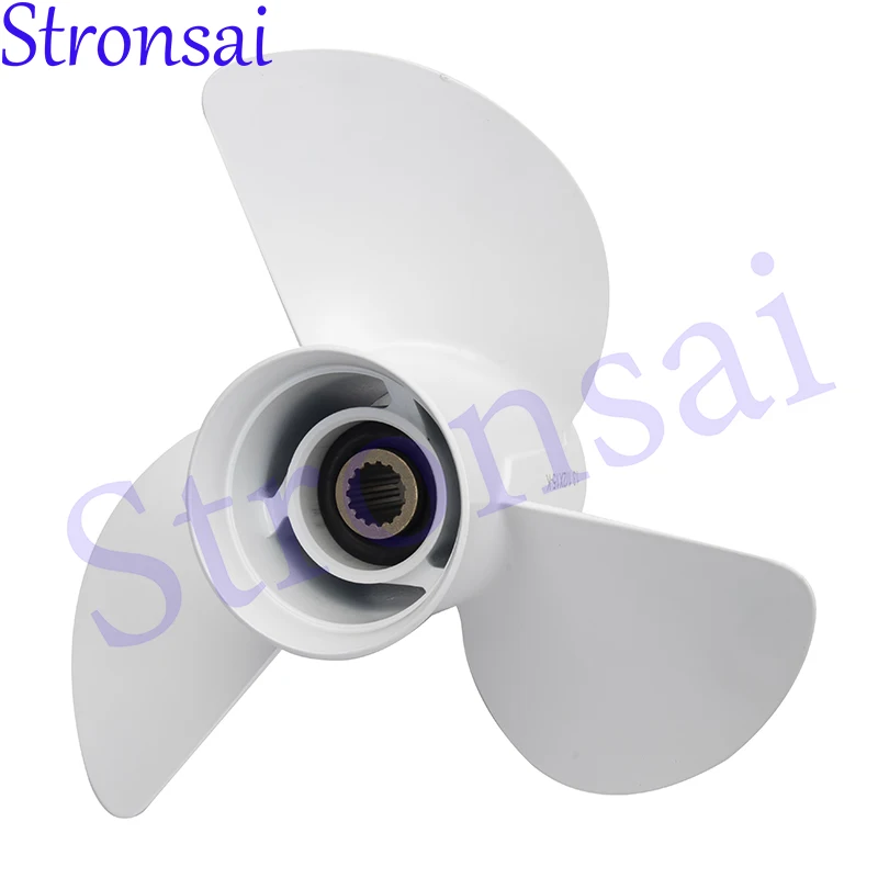 

6E5-45947-00-EL Алюминиевый пропеллер 13 1/2x15 для подвесного двигателя Yamaha 50/60/70/75/80/85/90/100/115HP Подвесной пропеллер