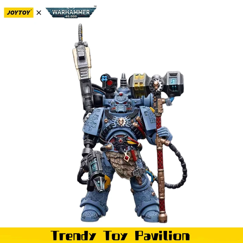 

【JOYTOY】Warhammer 40K Space Wolves Lron PriestJorin Fellhammer 1/18 Action Figure Toys