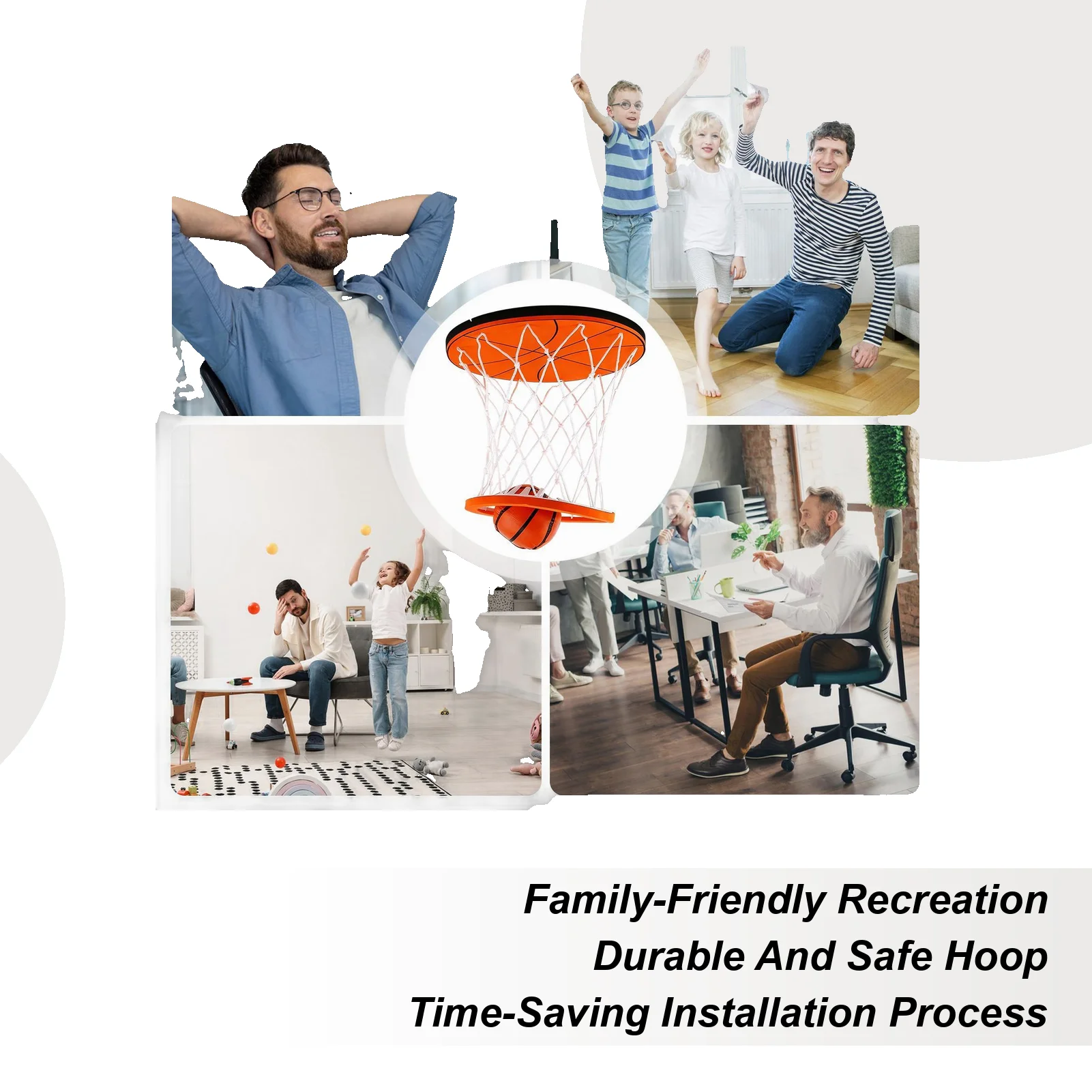 屋内バスケットボールフープ天井スポーツバスケットボールおもちゃ面白い運動おもちゃ屋内屋外寝室パーティー学校寮子供用