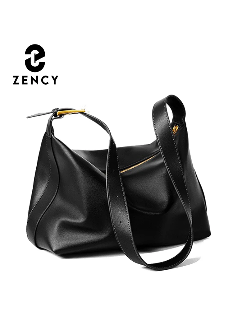Zency Women Large Capacity Messenger Bag Crossbody Luxury Designer Underarm Tote Handbag 2024 New Trendy Winter Bags For Shoppin