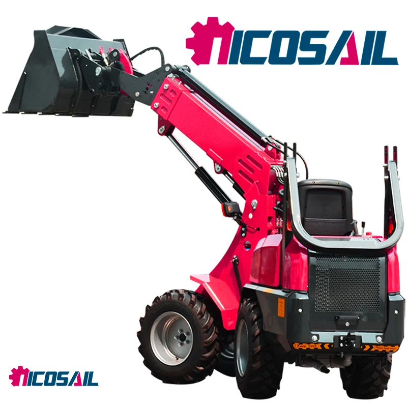 

Earth moving machinery manufacturing high-quality small telescopic arm front wheel loader telescopic for sale