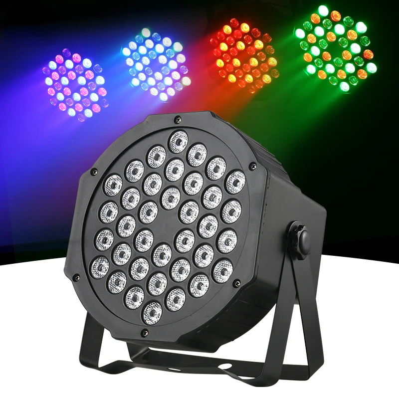 

36 шт. BOTAI DMX управление светодиоды RGB DMX512 вечерние Club DJ Stage светильник 72 Вт DMX 512 светодиодный Par освещение с пультом дистанционного управления