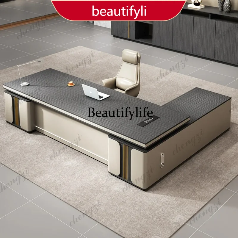 M45  Asthetic Luxury Executive Desk Cheap Drawers Modern Luxury Executive Desk Cheap Drawers Mesa De Escritorio