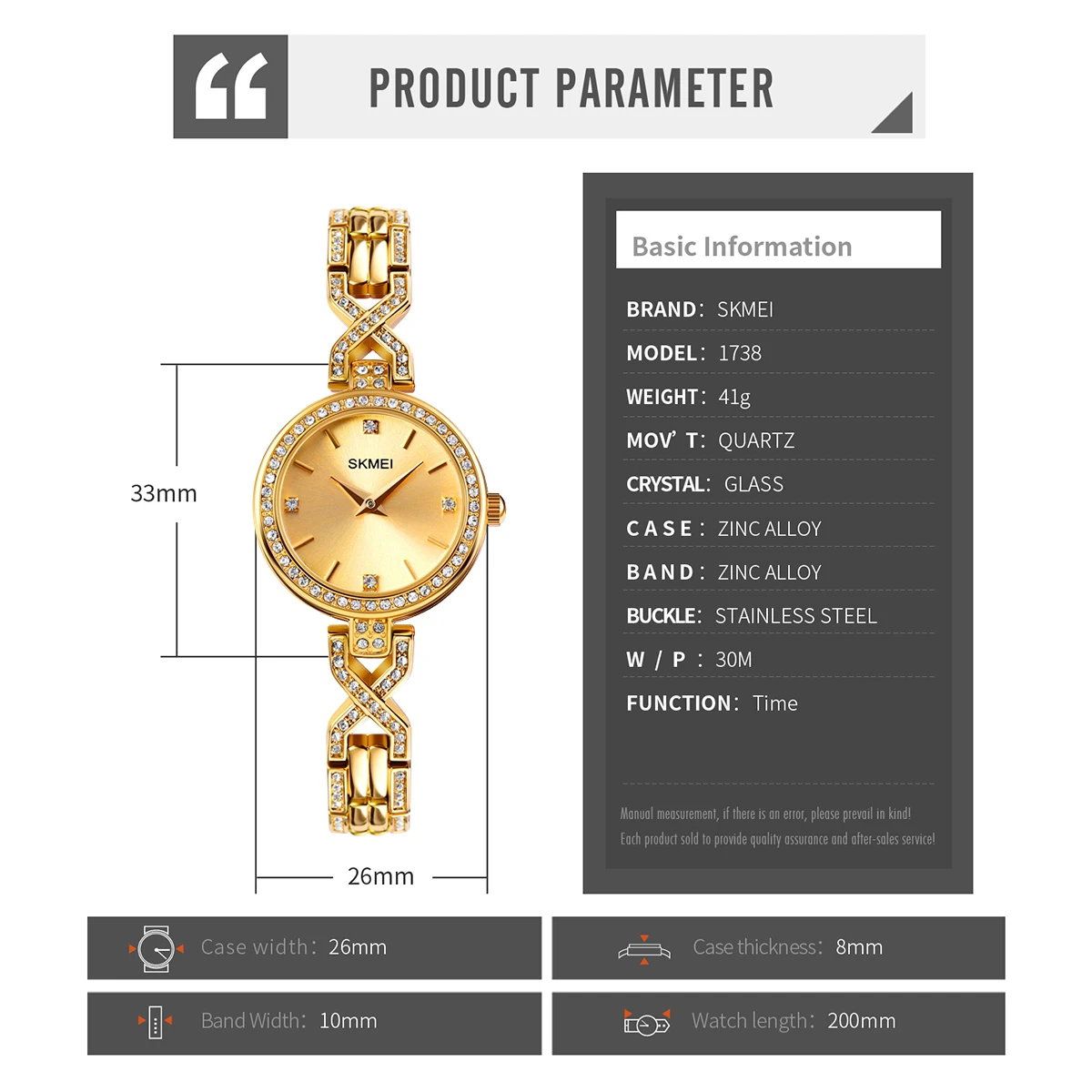 SKMEI Elegant Quartz Watches Romantic Style Women's Watch Fashion Ladies Wristwatches Female Clock Waterproof Relogio Feminino