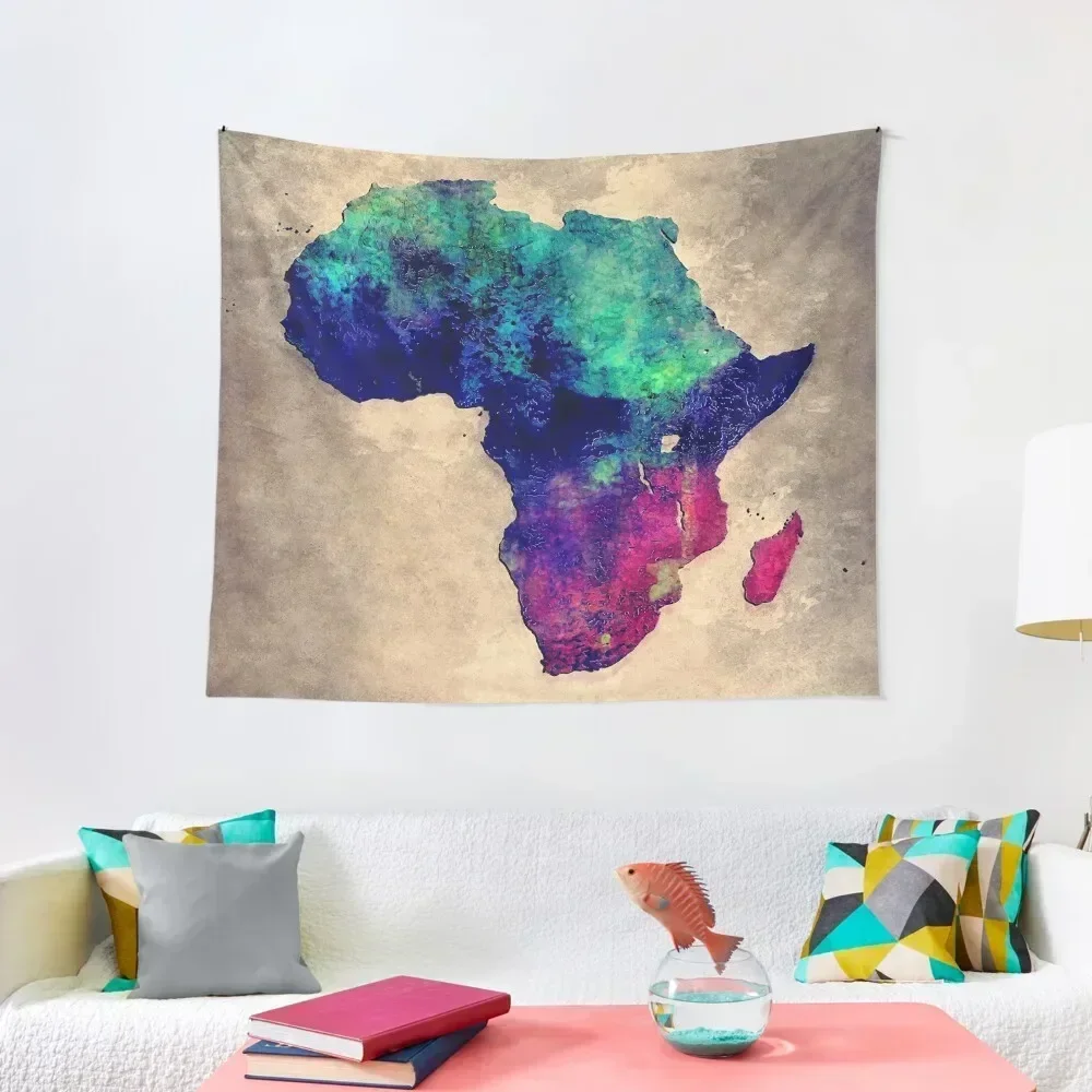 

Africa map Tapestry Room Decoration Korean Style Wall Hanging Wall Deco Aesthetic Room Decoration Tapestry