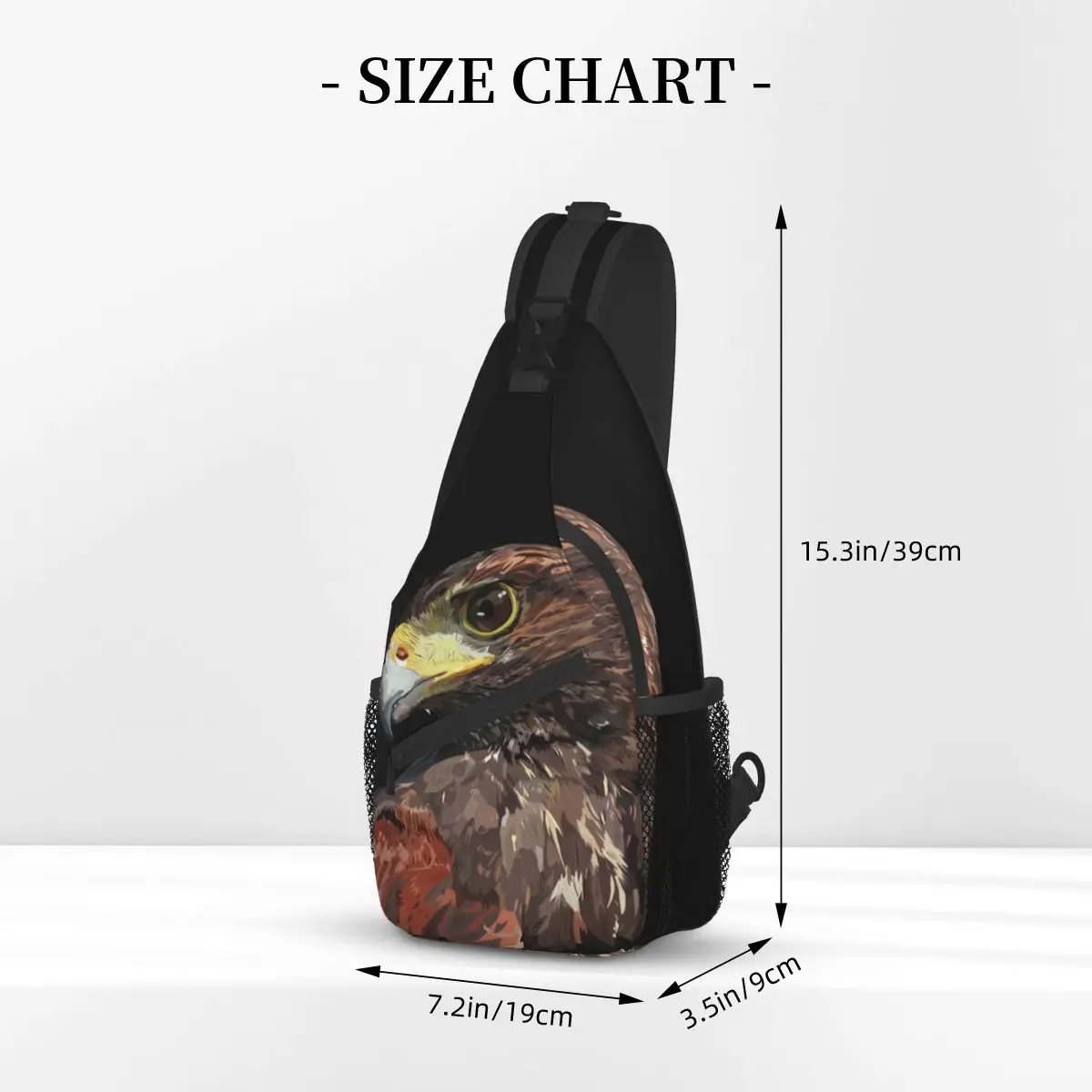 Falconry-Bolso cruzado con diseño de halcón para hombre y mujer, morral de hombro Unisex, clásico, a la moda, para viaje