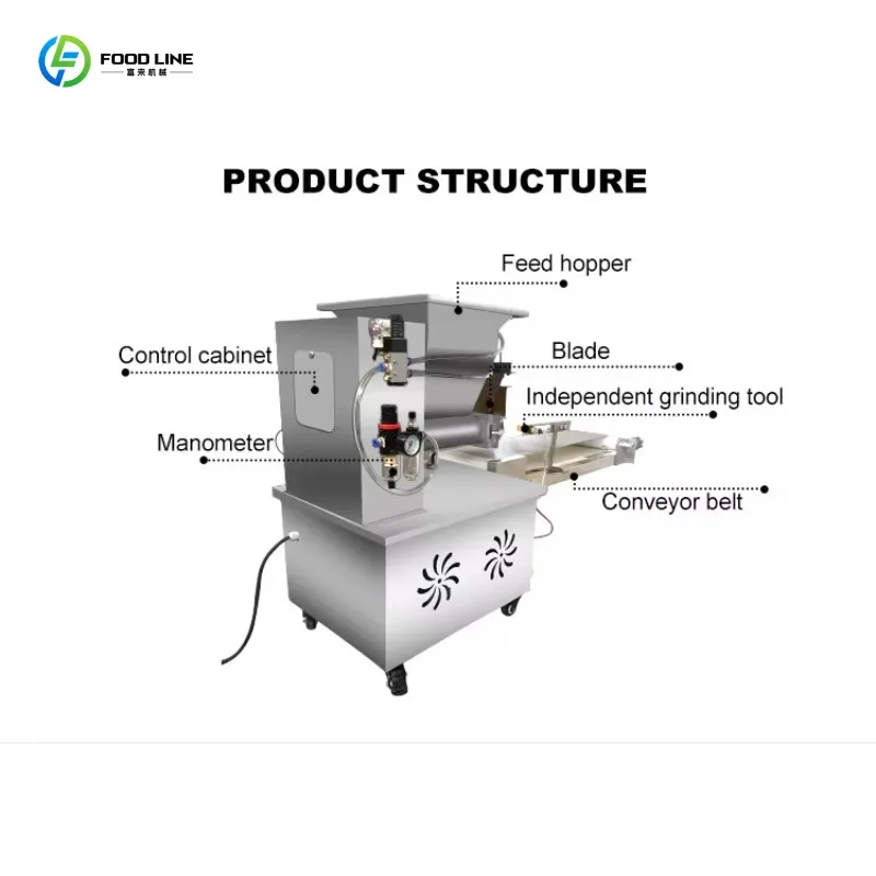 Customized Top Sales Dough Processing Machine Commercial Noodle Cutting Dough Splitting Rounding Device