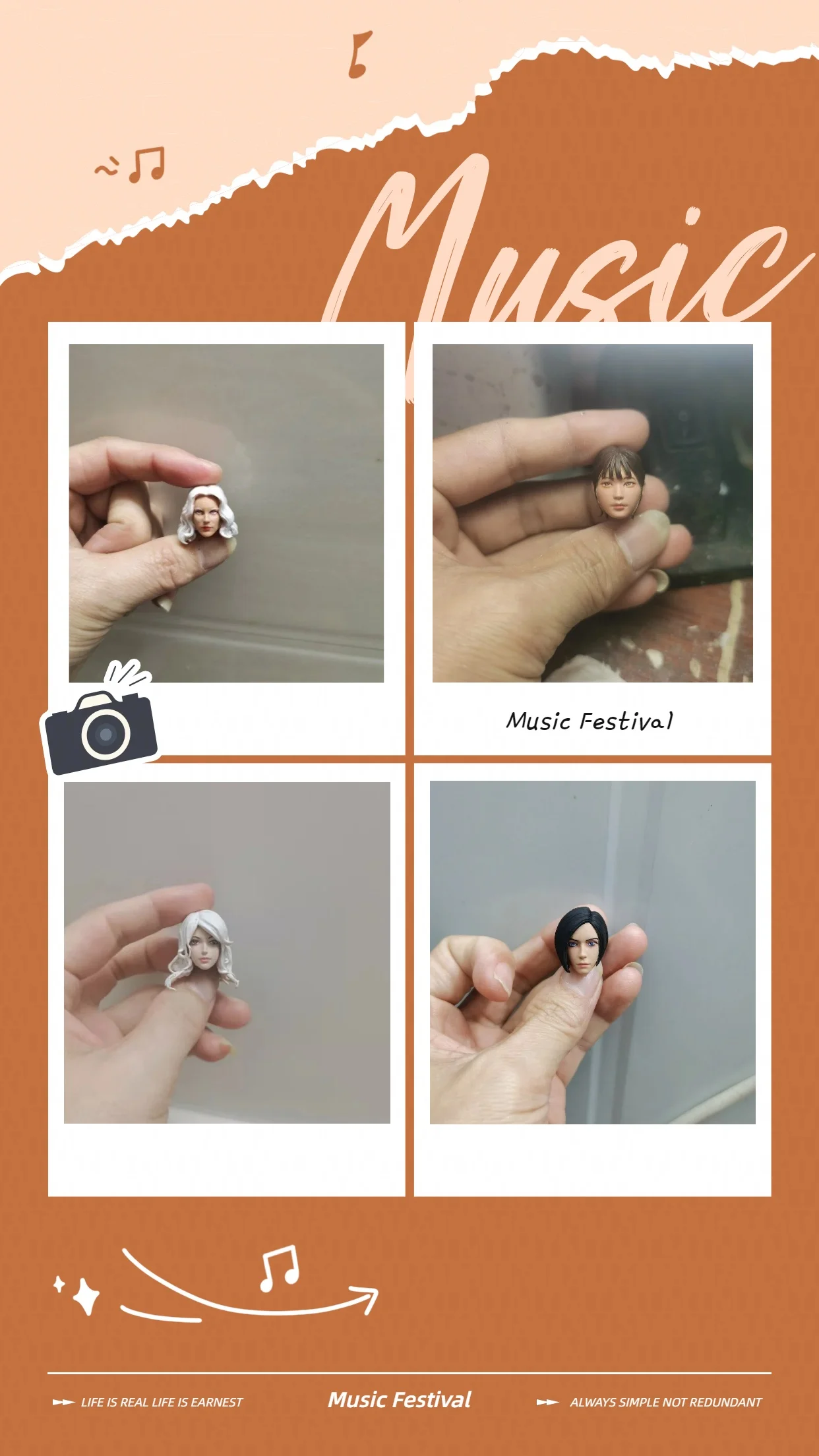 

【30days Made】Масштабная фигурка женщины-солдата Ада Вонг (1/12), аксессуары для головы персонажа Bishoujo, окрашенная скульптура головы для 6-дюймовых экшн-фигурок, совместима с Shf