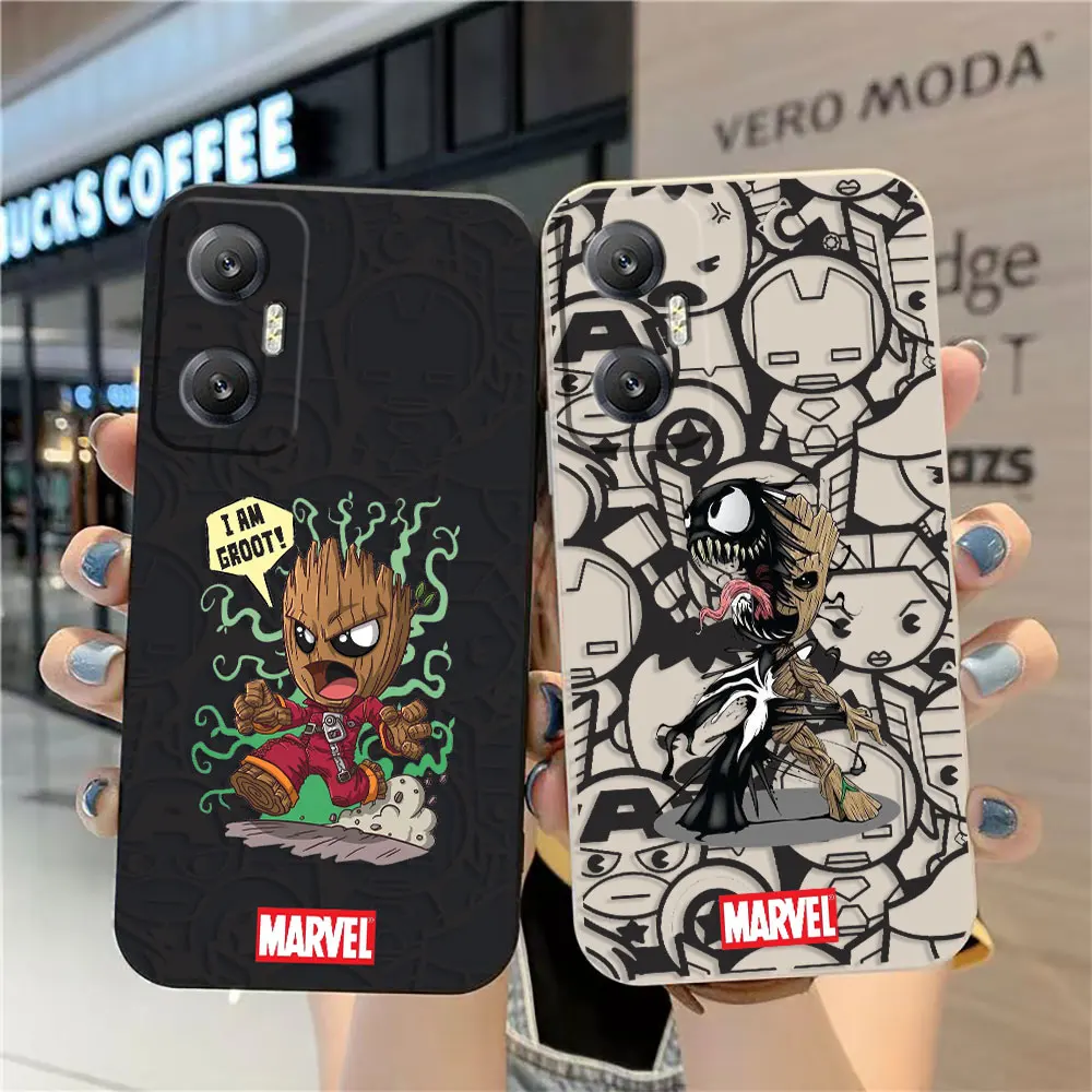 Phone Case For Infinix HOT 10 10S 11 11S 12 ZERO 20 30 CAMON 16 PRO 5G Case Cover Funda Cqoue Shell Capa Cute Baby Groot Comics