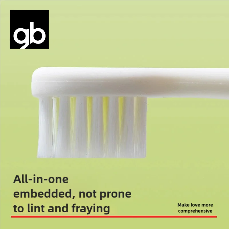 gb 2 buah sikat gigi anak, sikat gigi bulu lembut untuk bayi dan balita usia 3+ tahun, sikat gigi bayi untuk gigi susu