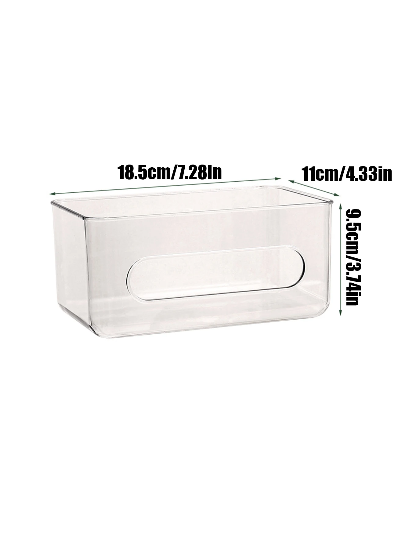 A wall-mounted tissue box, paper towel storage box, acrylic transparent napkin box, bathroom punch-free