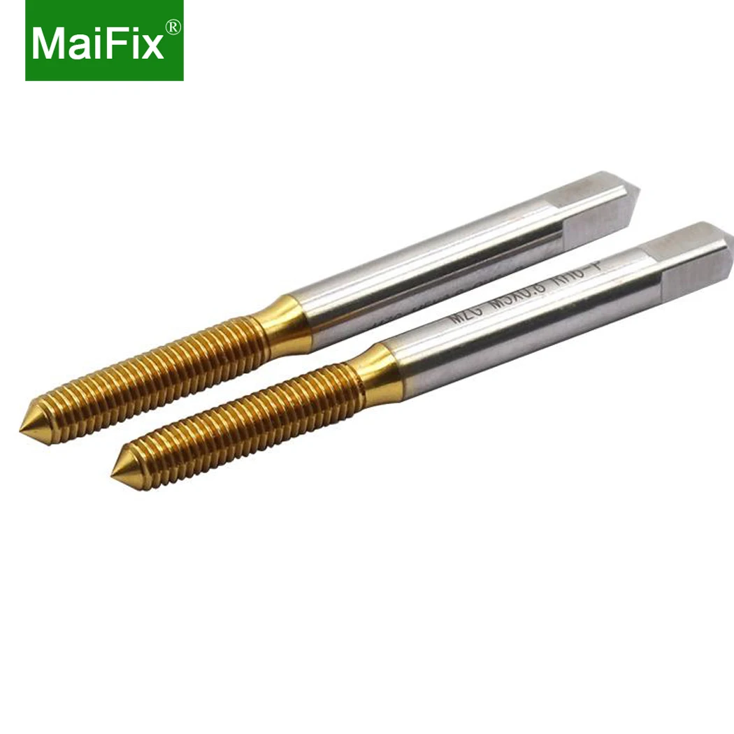 MaiFx 1PC  M2 M4 M8 M16 M10 M12 CNC JIS Extrusion Straight Spiral Flute Groove Through Blind Hole Thread HSS Machine Screw Tap