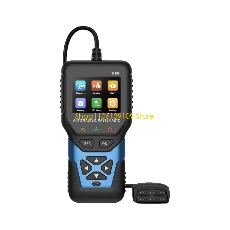 

Handheld Automotive Tester 8 Professional Features Including Service Resets Brake System Calibration Tool