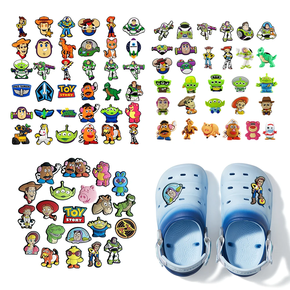 

10/200pcs Hot Toys Cowboy series cartoon Shoe Bag Decoration Designer for Shoe Charms Accessories for Classic Clog Kids Gifts