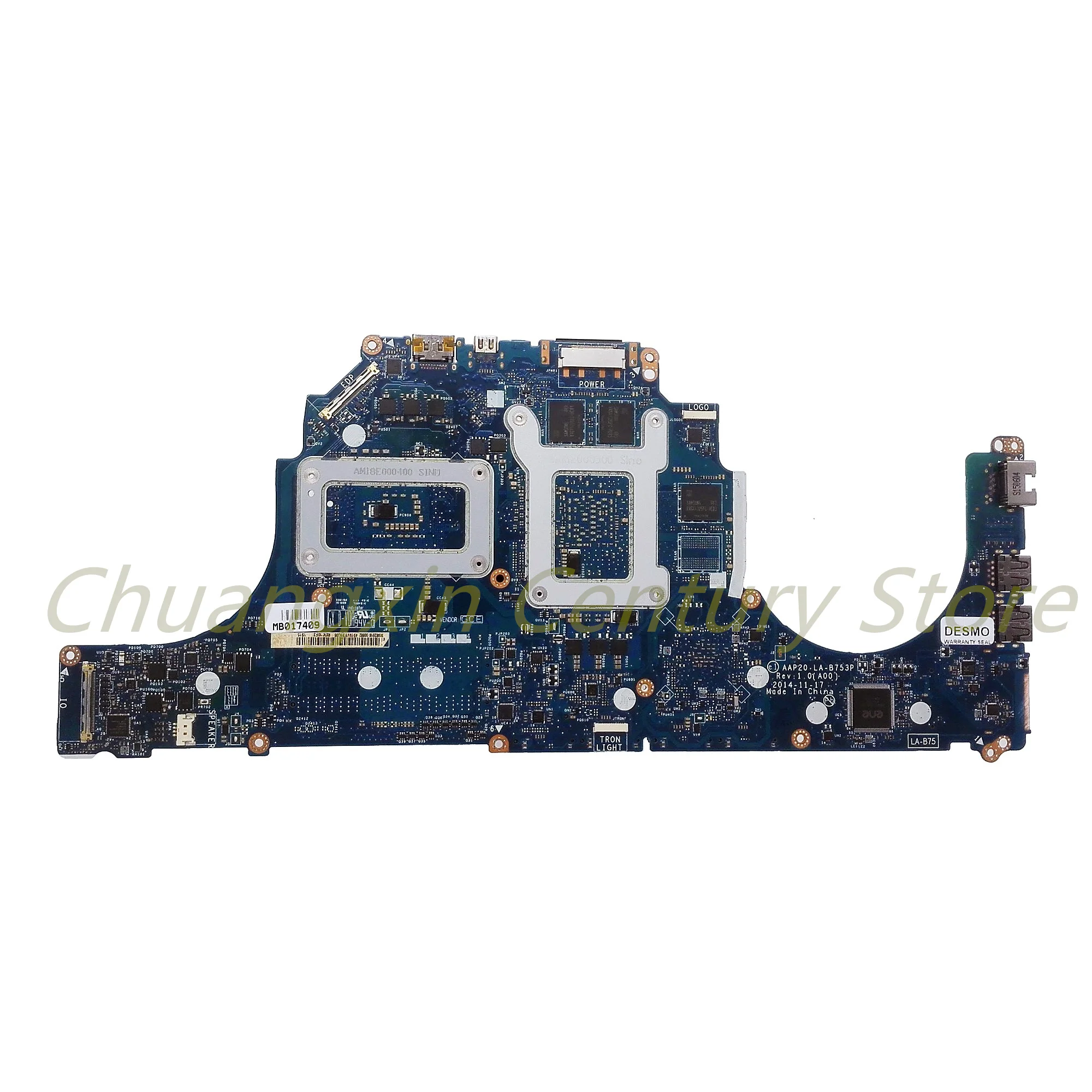 LA-B753P motherboard For DELL Alienware 15 R1 17 R2 laptop with I5 I7-4th Gen CPU GTX970M/GTX980M 3GB/4GB GPU 100% Tested Fully