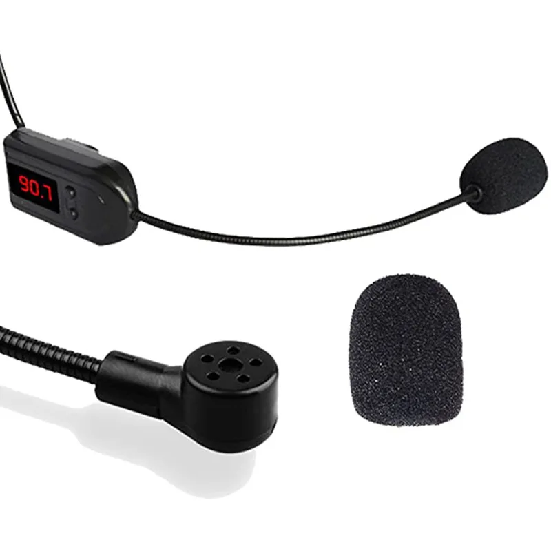 Kép 3: 5db Árverseny Alkalmazkodó m Ingyenélő microph fejét fedezze számára headse Csőbilincs mic