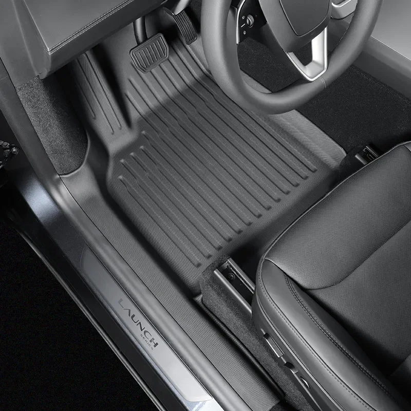TPE Floor Mats for 2023–2025 Tesla Model 3 Model Y All-in-One Threshold Mats