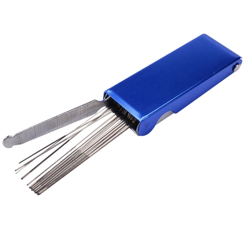 

13 In 1 Torch Tip Cleaner Tools Welding Tip Cleaner Nozzle Cutting Needles Kit Stainless Steel Reamers (2-Pack)