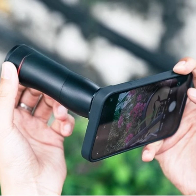 

Mobile phone 200mm fixed focus lens, telephoto 6x zoom small steel cannon, suitable for Apple iPhone