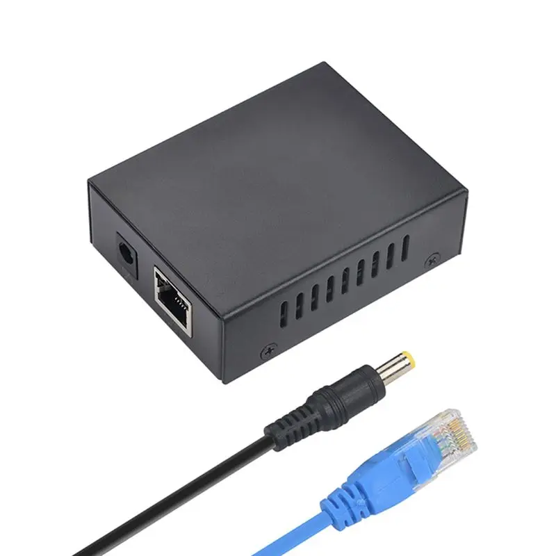 Efficient PS1248G Metal Shell 60W DC Input 4-Pair 1000Mbps Standard 12V 4A 48W Gigabit Poe Splitter