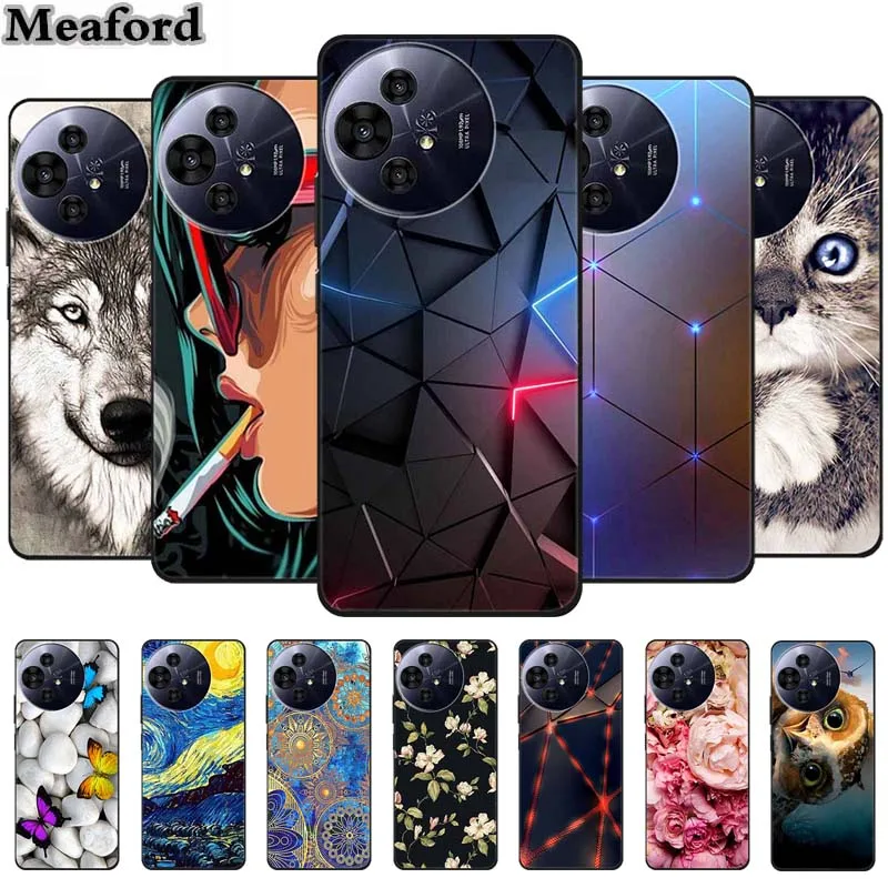 For TCL 50 Pro NxtPaper 5G Case Animals Soft Silicone TPU Phone Cases Back Cover for TCL50 Pro NxtPaper T803D Shockproof Fundas