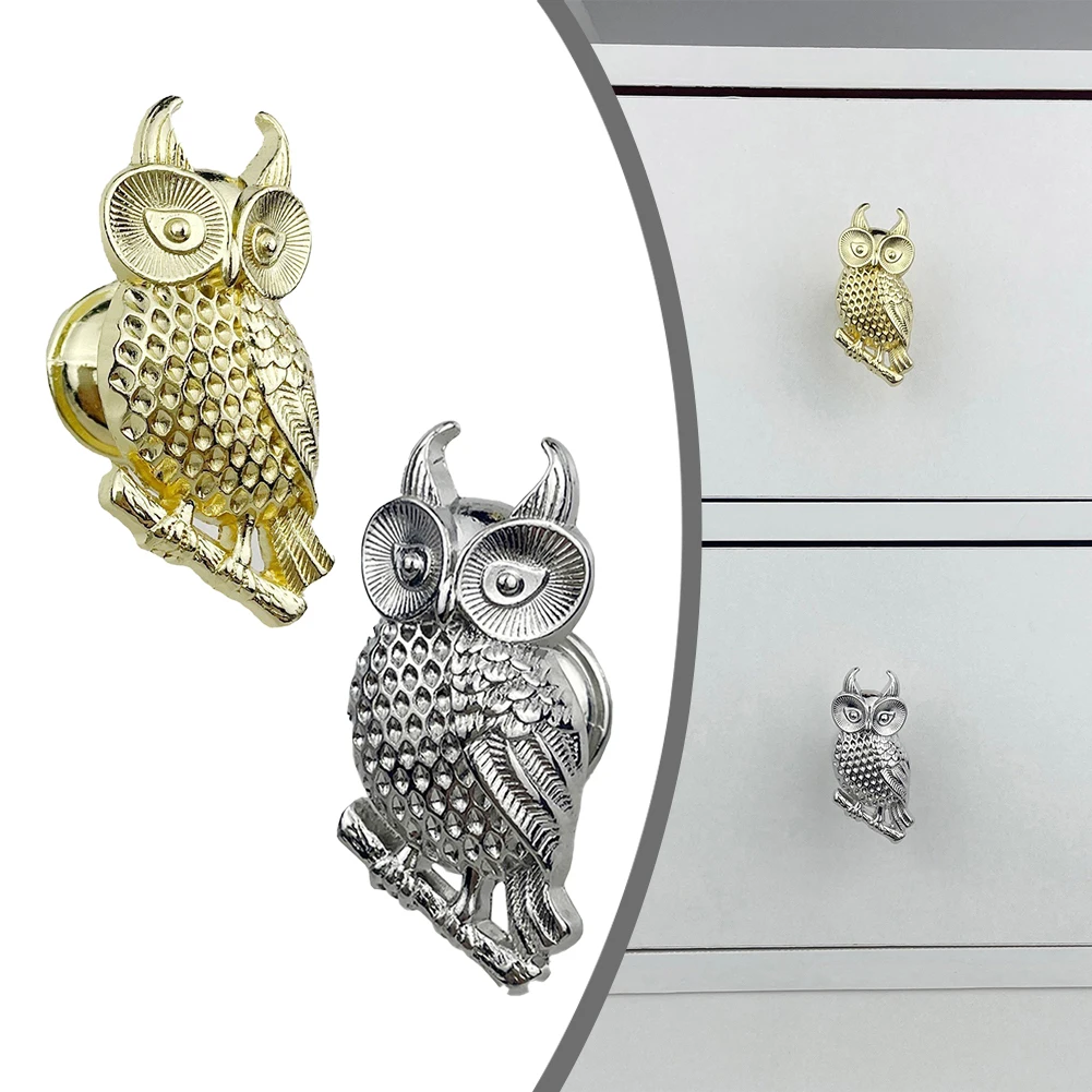 Creative Handle 5.2*2.2*3cm single Hole Owl Handle Favorable Prices Zinc Alloy High Quality Not Easy To Oxidize