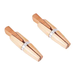 2Pcs Holz Ring Clamp Schmuck Machen Benchwork Professionelle Hand Werkzeug Einstellung Gravur Reparatur Polieren Ringe Werkzeuge