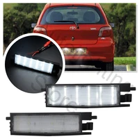 2x luz Led de matrícula para Toyota Yaris 1999-2005 RAV4 2006-2015 Auris II 2012-2018 Corolla iM Camry Solara Avalon IQ