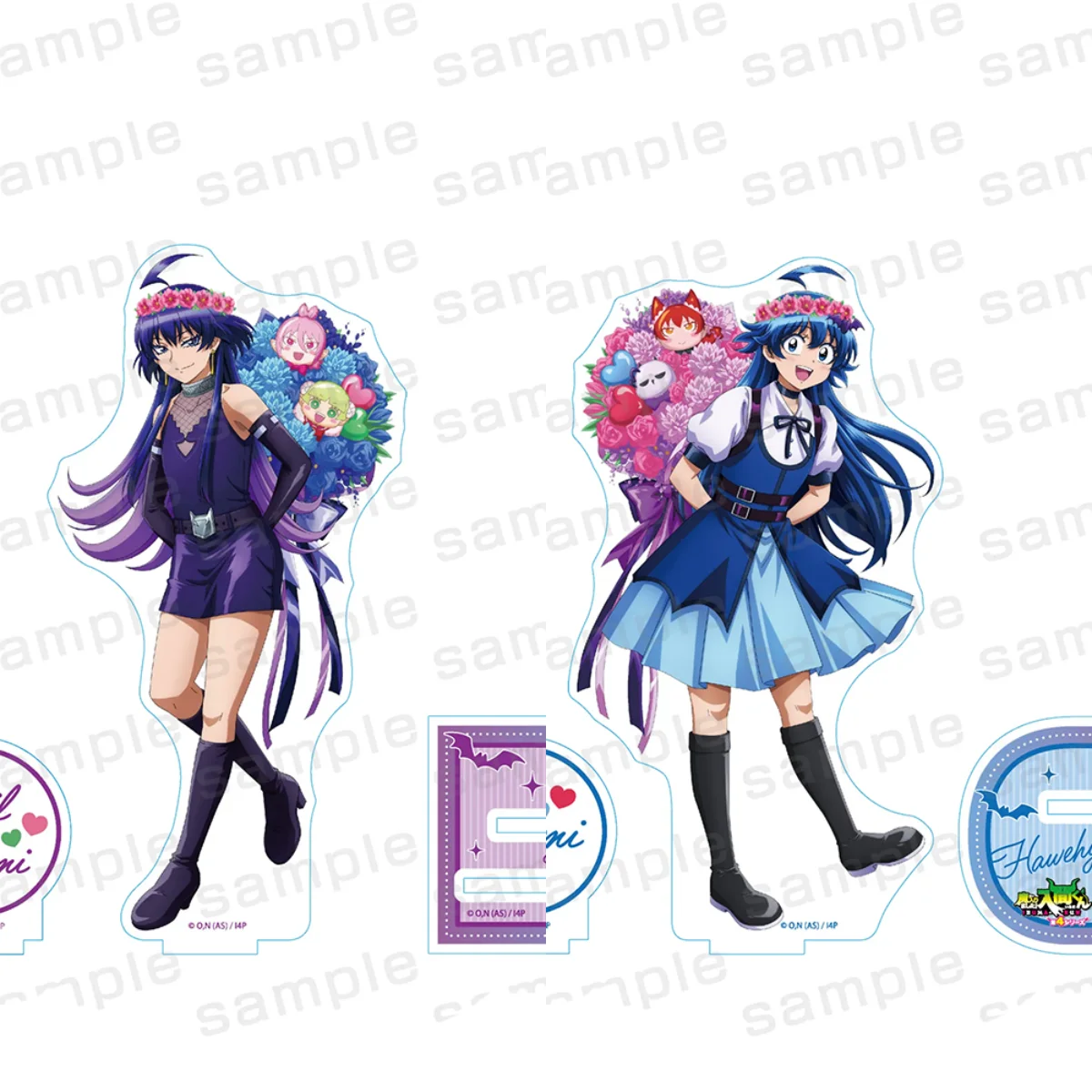 15CM Welcome to Demon School Keychain Stand Model Characters Ornament Accessories Good Birthday Collection Gifts
