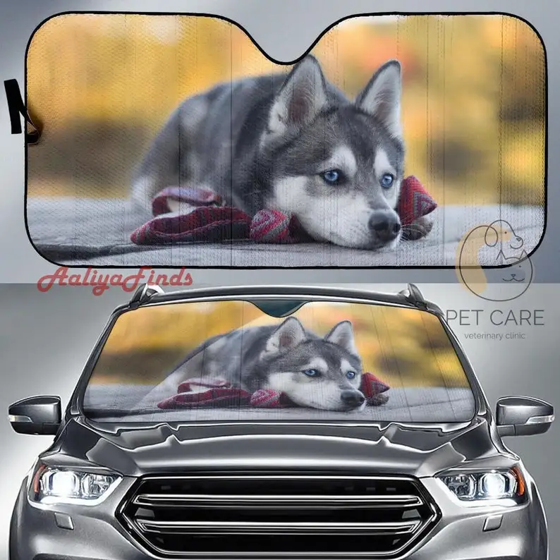 

Cute Husky Car Sun Shades Amazing Best Gift Ideas 2022