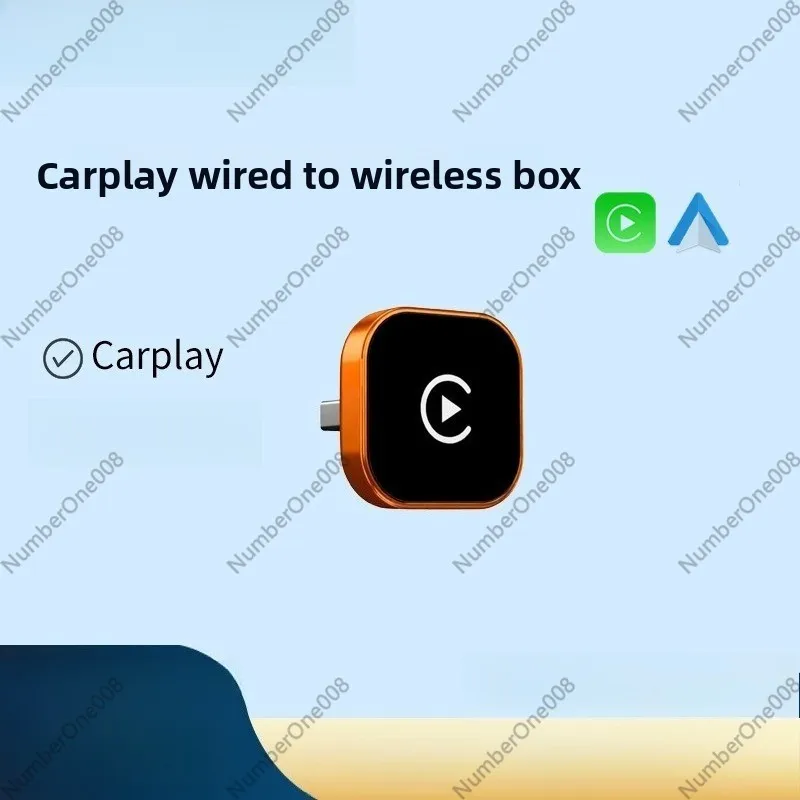 Wireless Screen Mirroring Dongle 2-in-1 USB Car Multimedia Adapter for IPhone Android Smart Link Box