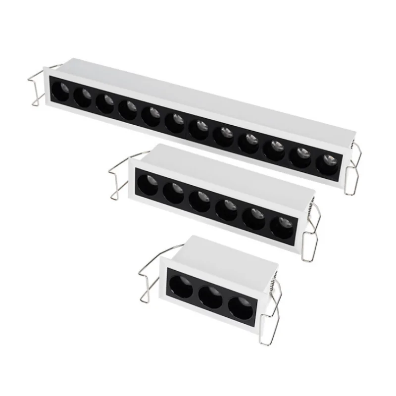 Manufacturers directly sell high-end no main light grille linear light waterproof anti-fog anti-glare line light IP54 XTD9