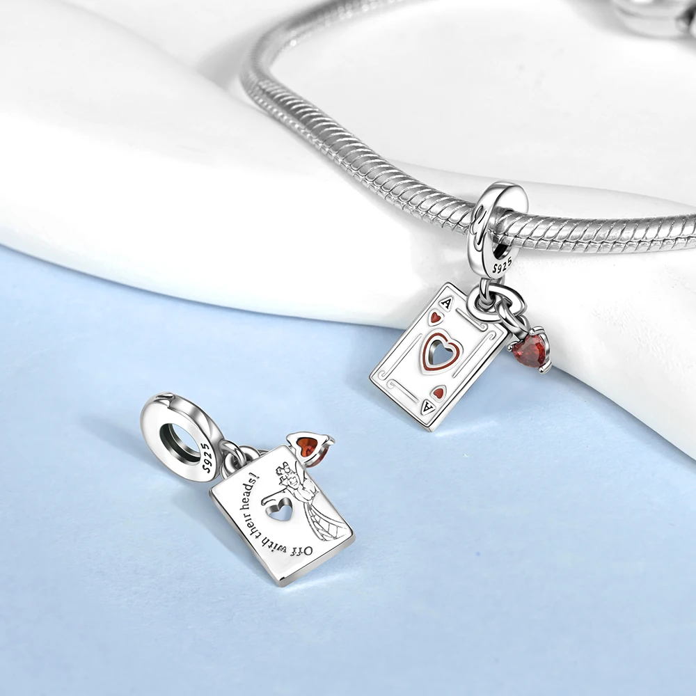 Potdemiel Disney 925 Silver Minnie Dumbo Pendant beads Fit Original necklace Bracelet DIY Exquisite Fashion Jewelry