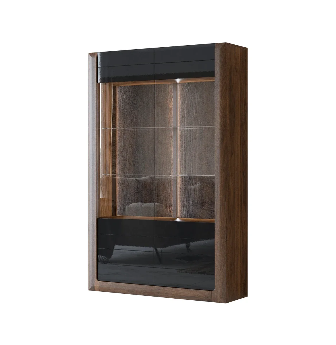 #Living Room Display Cabinet High-End dining room restaurant Customized solid wood Wine Cabinet
