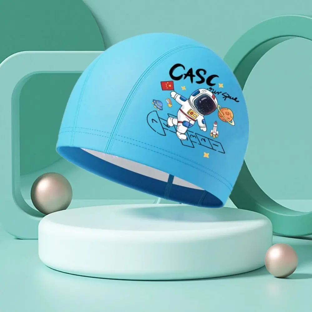 

Swim Cap Ear Protection Cartoon Dolphin Rabbit Astronaut Swim Hat Kids Swimming Cap Trainning Swim Cap Children Swimming Hat
