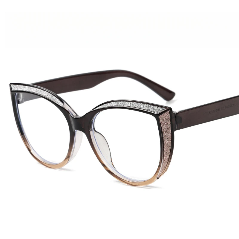 New Cat-Eye Large Frame Sunglasses European and American seaside vacation fashion glasses, outdoor sun protection, cross-border