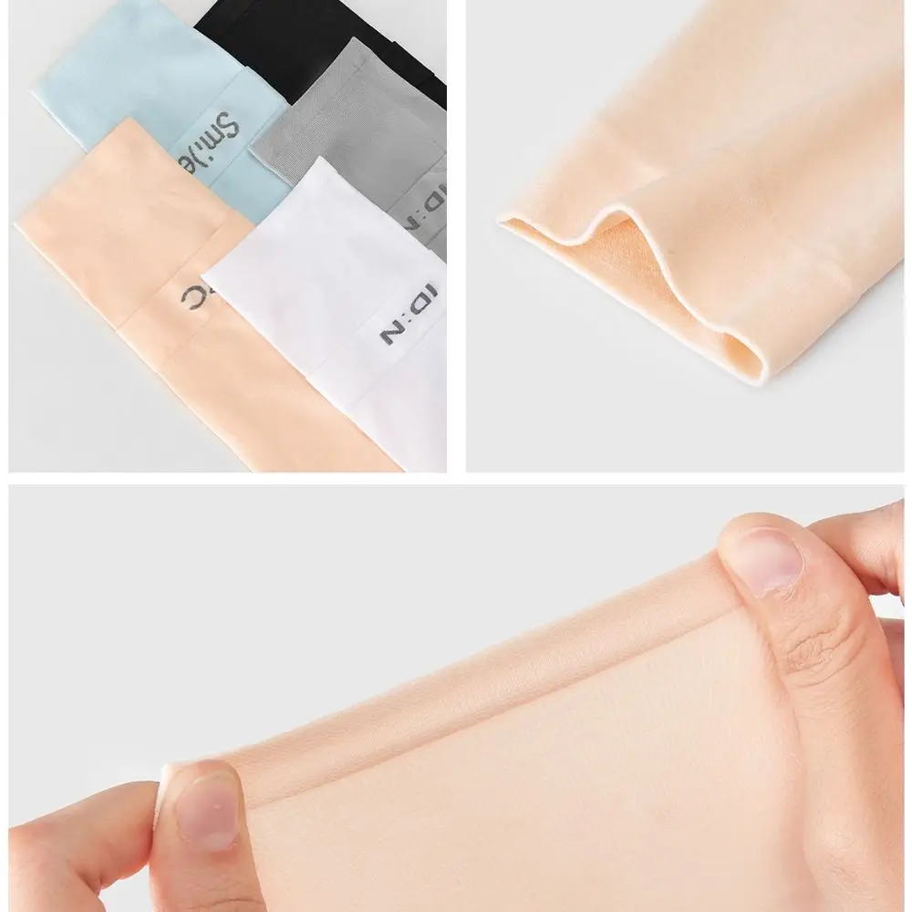 Breathable Ice Silk Sunscreen Sleeves UV Protection Thin Sun Protective Sleeve Cooling Arm Cover Running Fishing Cycling