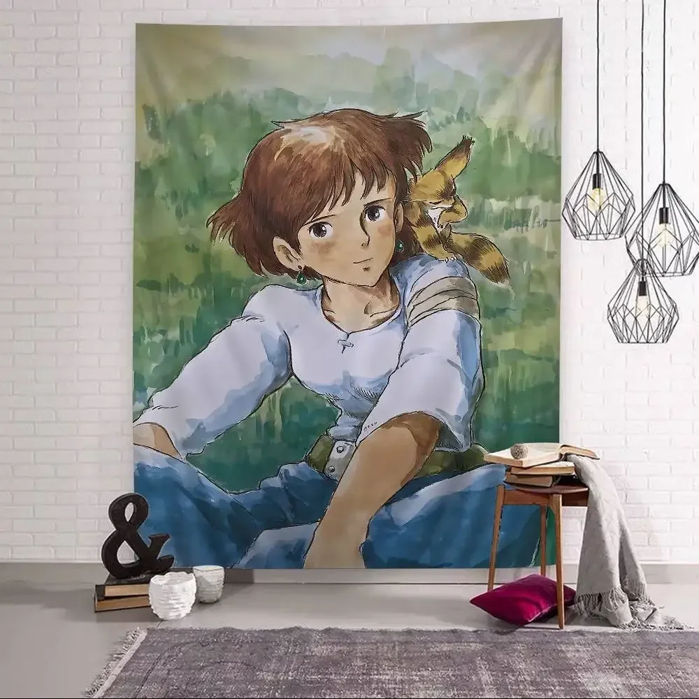 tapecaria-nausica-do-vale-do-vento-impressao-artistica-de-anime-para-decoracao-de-parede-em-casa