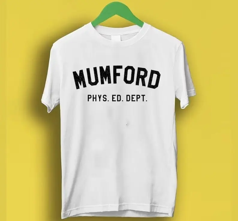 Mumford Phys Ed DepT T Shirt As seen in Beverly Hills Cop Axel Foley Cosplay Replica best gift all size colors