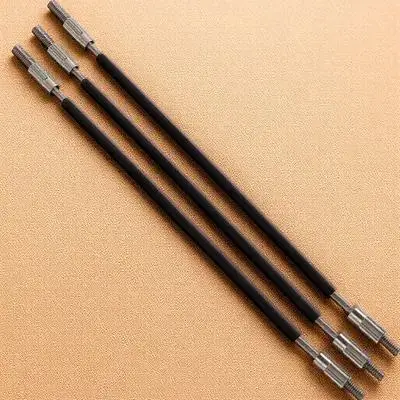 

3 Pcs Violin Replacement Parts End Cord Tail Repair Black Accessory Tailpiece Rope