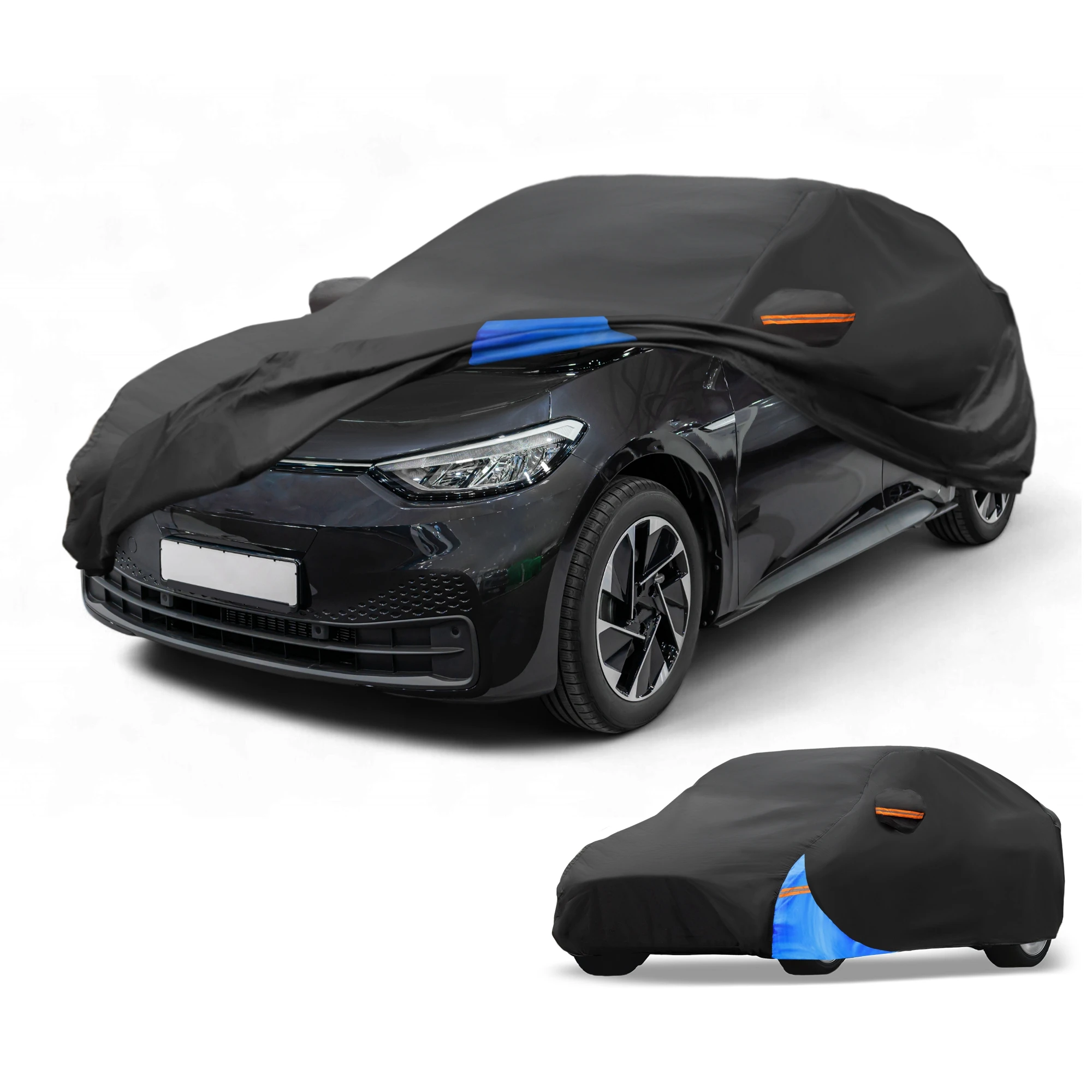 

Автомобильный чехол Motoforti, водонепроницаемый, всепогодный, со светоотражающим ремешком для Ford Fiesta Sedan