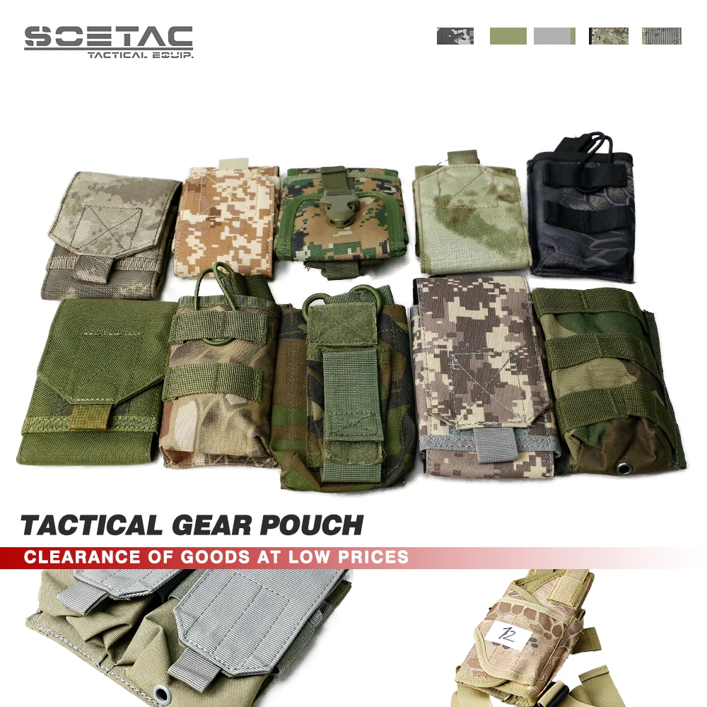 Molle Pouch Hunting Chest Rig Airsoft Accessories AK M4 Magazine Pouch with Hidden Waist Bag and Utility Pouch Clearance Sale