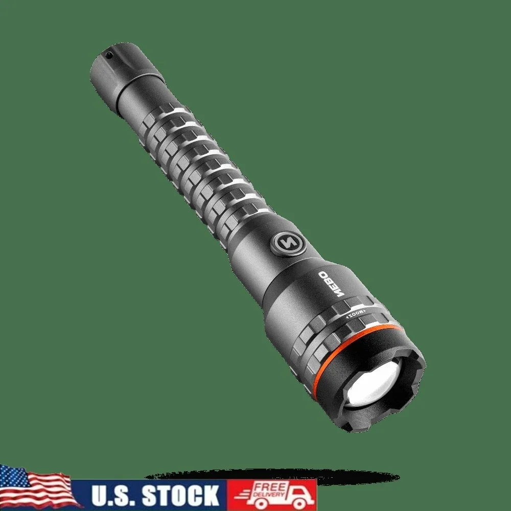 

3200 Lumen Rechargeable Handheld Flashlight Ultra Bright Waterproof Power Bank LED Flashlight High Medium Low Strobe Modes