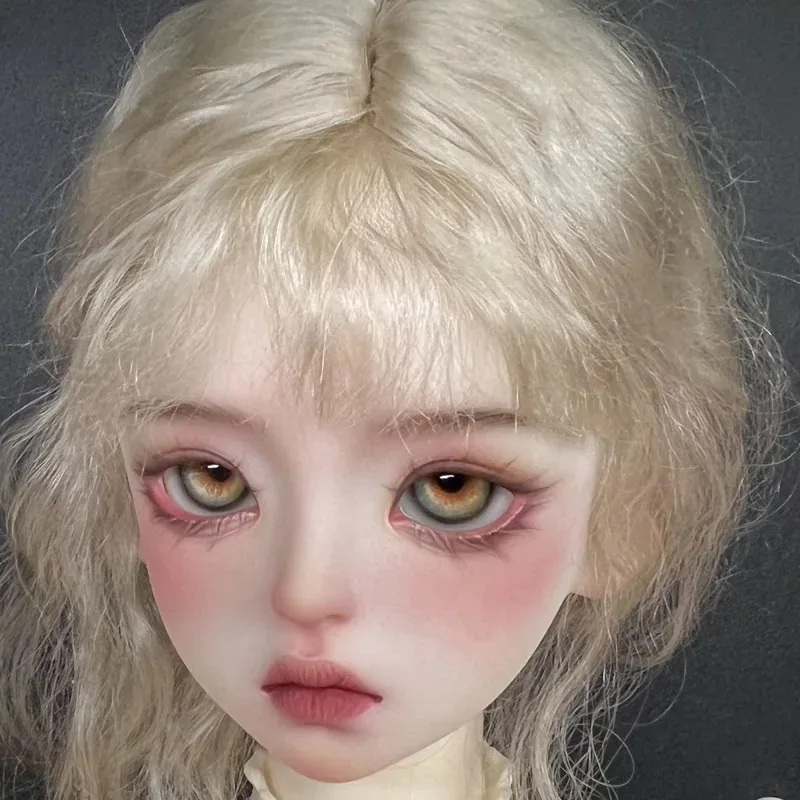 Boneca bjd globo ocular adequado para 1/3 1/4 1/6 ob11 tamanho olhos brinquedos bonito gesso olho artesanal acessórios de boneca