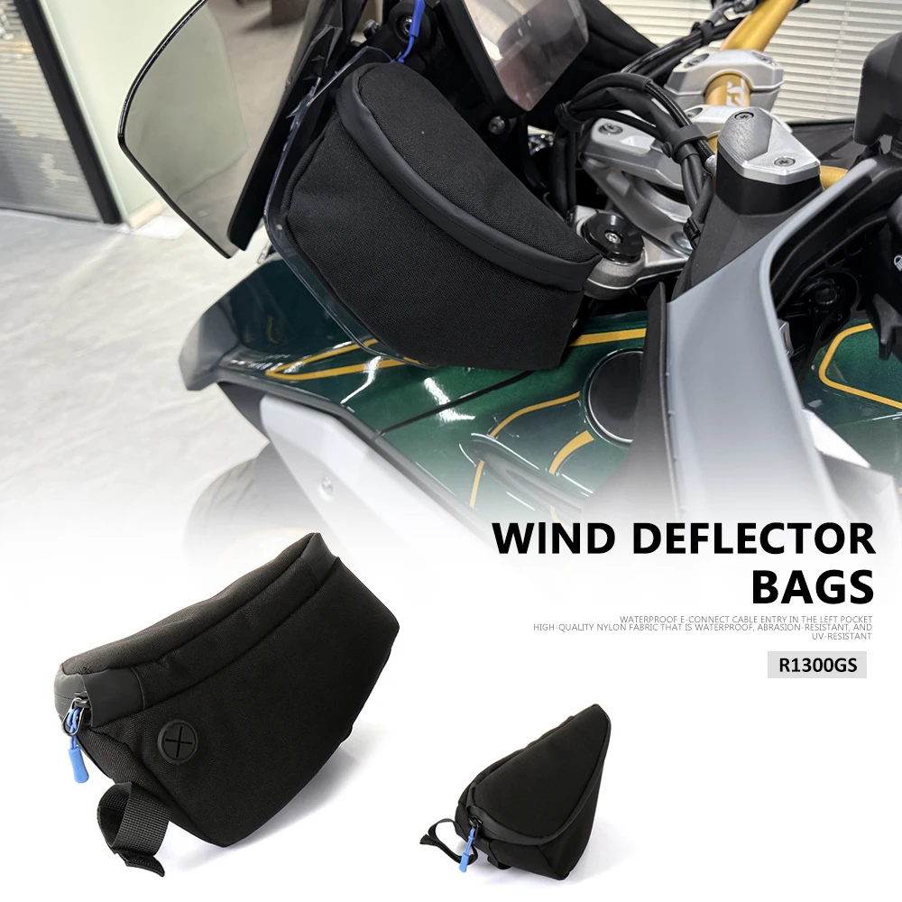 

New Motorcycle Accessories Wind Deflector Bags Windscreen Waterproof Tool Bag Kit For BMW R1300GS R 1300 GS 2023 2024