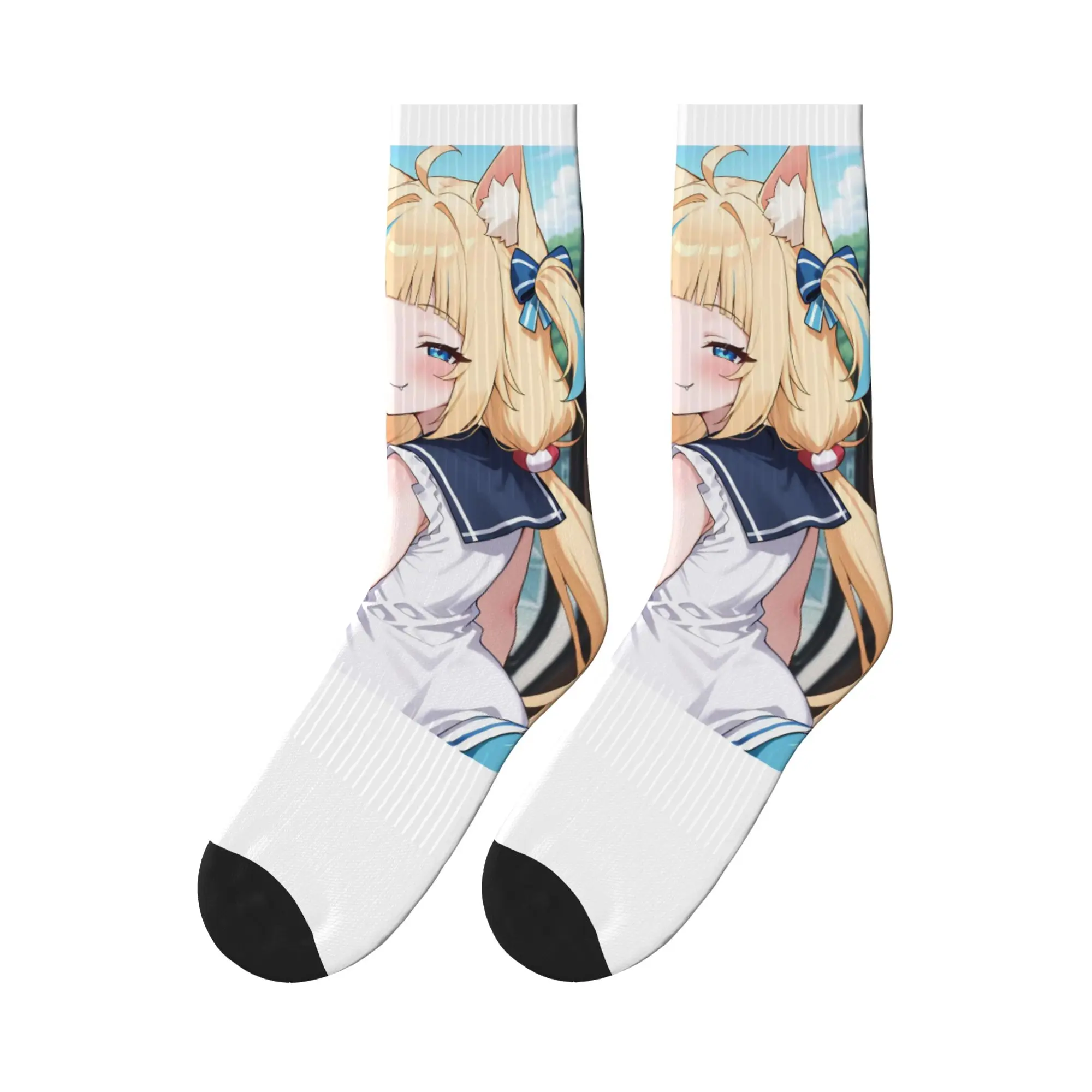 

Sameko Saba Not G Stockings Printed Fashion Socks Spring Anti Slip Socks Men's Cycling Warm Soft Socks