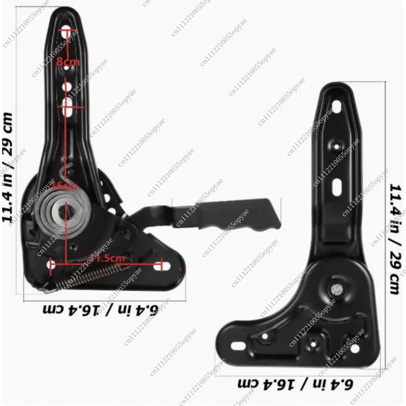 Recliner Angle Adjuster for Gaming Chair, Office Chair Multi-Angle Metal Tilt Mechanism Replacement Part