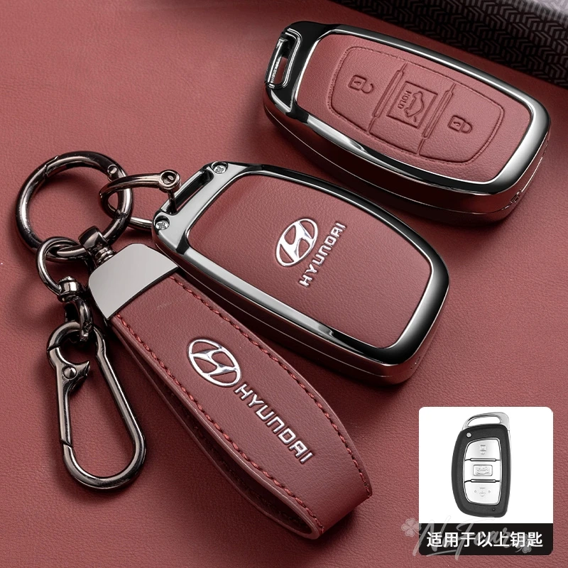Car Key Case Cover Shell For Hyundai Mistra Elantra Sonata Verna Tucson 2011 2012 2013 2014 2015 2016 2017 2018 2019 2020 2021 - view 5