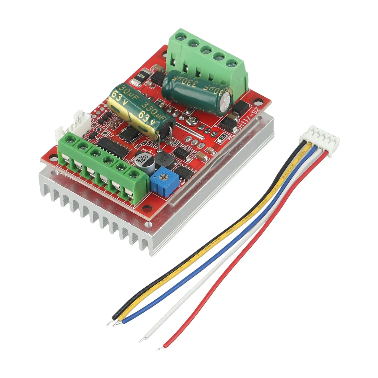 12V 24V 48V BLDC 6-60V 450W Three-phase Brushless Motor Controller Driver Board ZS-X11D1 Working  9-60V Power Supply